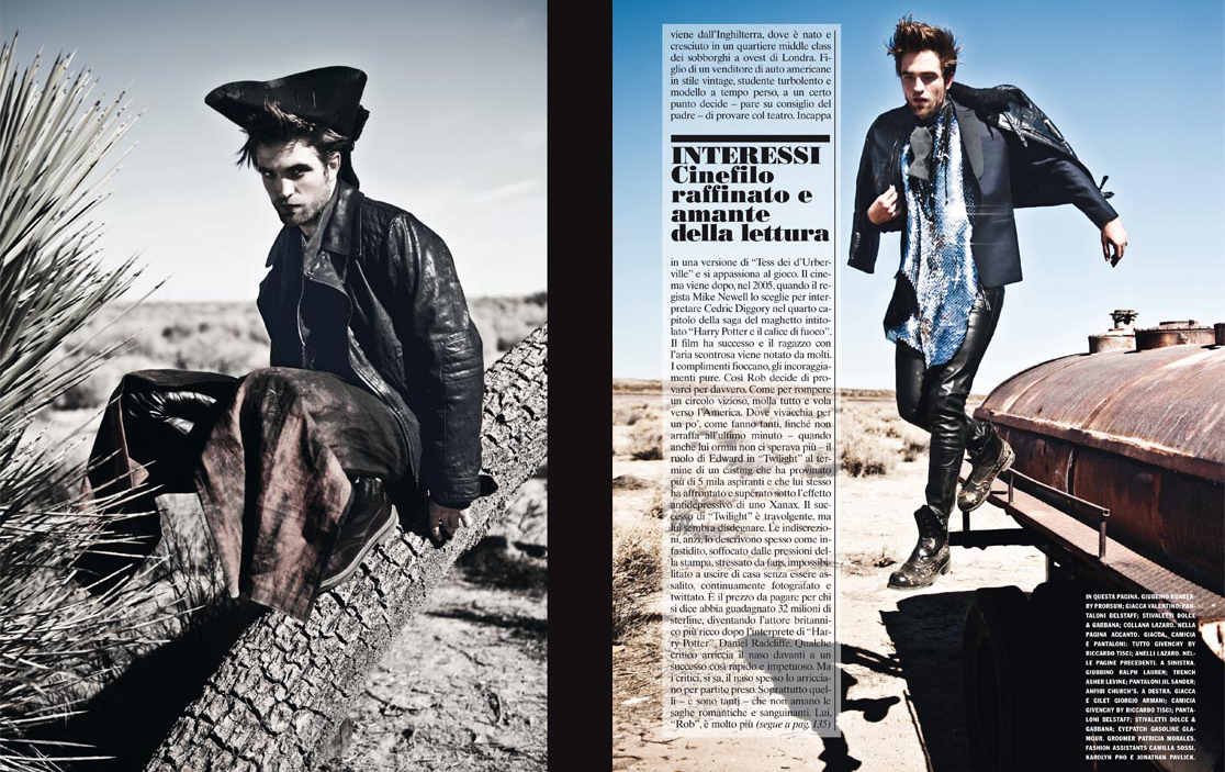 Ultimate Graveyard - Vogue Italia with Robert Pattinson in Mojave Desert