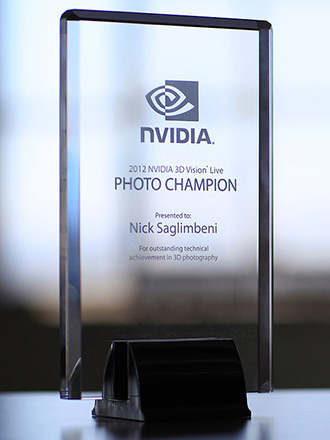 nVidia's 2012 3D Grand Photo Champion Award Presented to Nick Saglimbeni