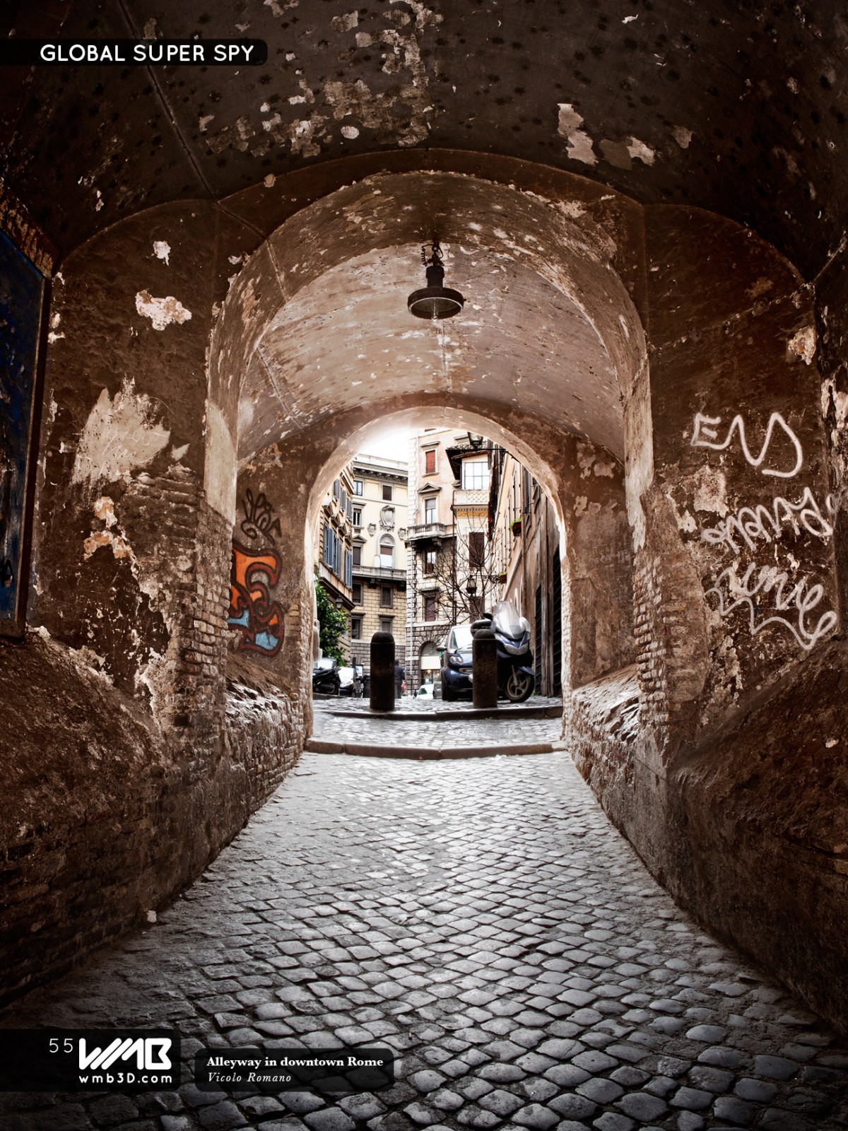 WMB 3D: Alley in Italy by Slickforce Photographer Nick Saglimbeni