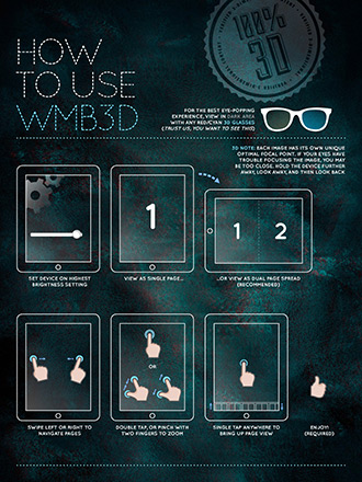 WMB 3D App - How to use 3D Glasses